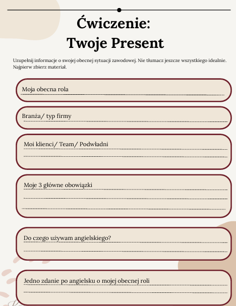 Workbook: „Tell me about yourself - napisz swoją odpowiedź krok po kroku” - obrazek 5