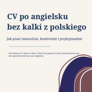 Ebook: „CV po angielsku bez kalki z polskiego”